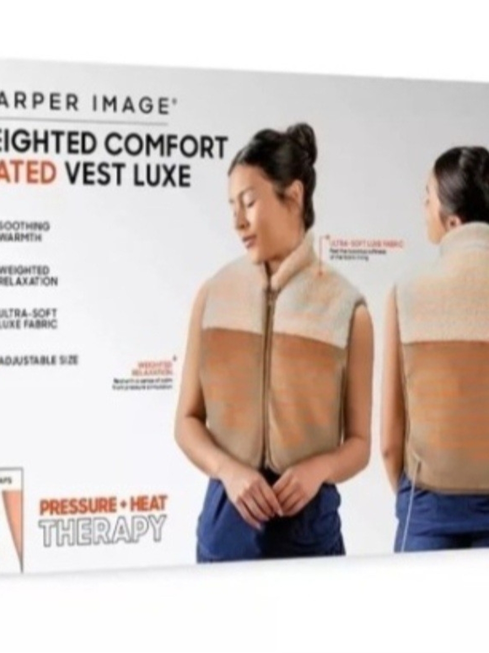 Sharper Image Heated Vest Luxe - Pain Relief